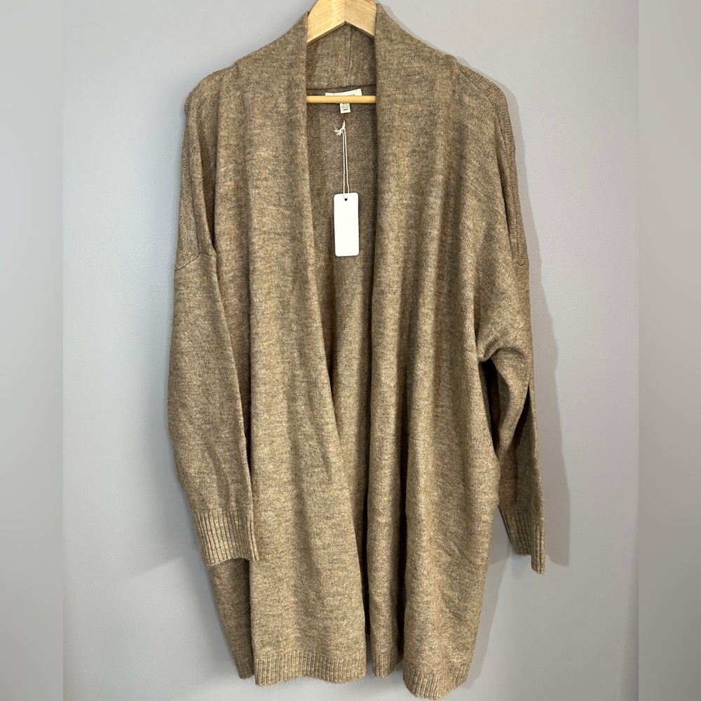 Grade & Gather Soft & Cozy Long‎ Open Cardigan Sweater w Pockets Size M/L
